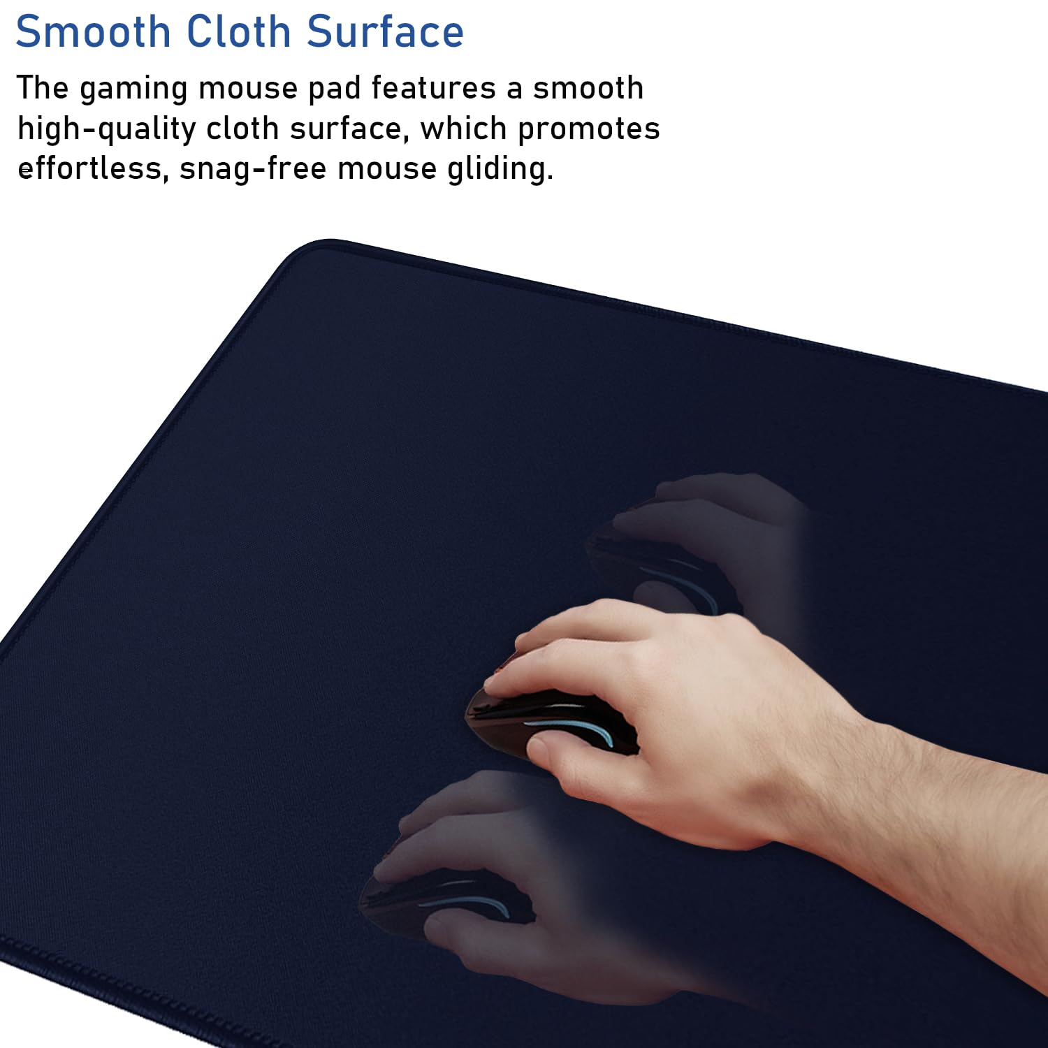 Amazon.com: Large Extended Gaming Mouse Pad with Stitched Edges